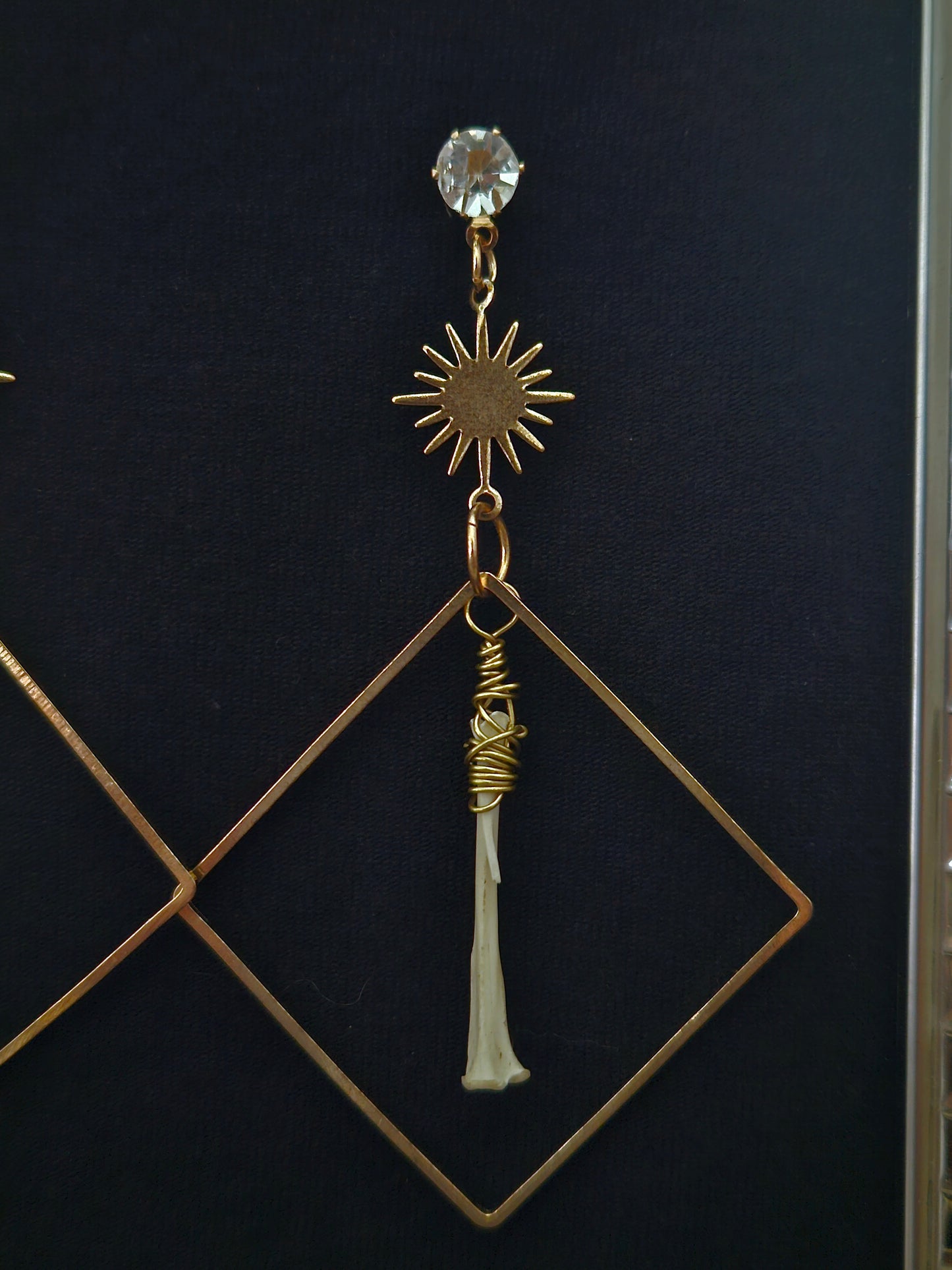Rat tibia sunkissed earrings