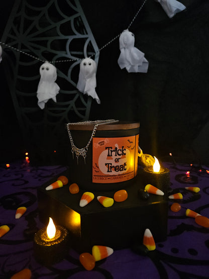 Lavender crow X Links&Bones Trick or Treat surprise inside candle