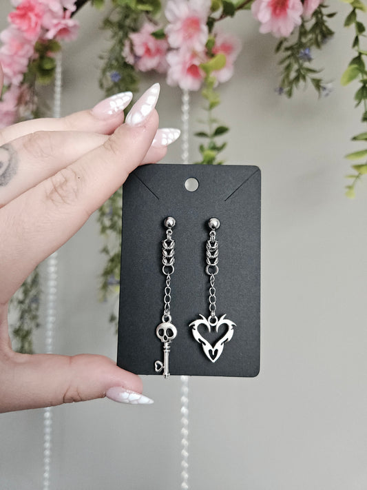 Twin flame earrings