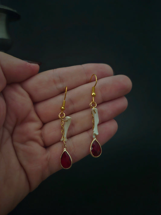 Rat femur golden dangles