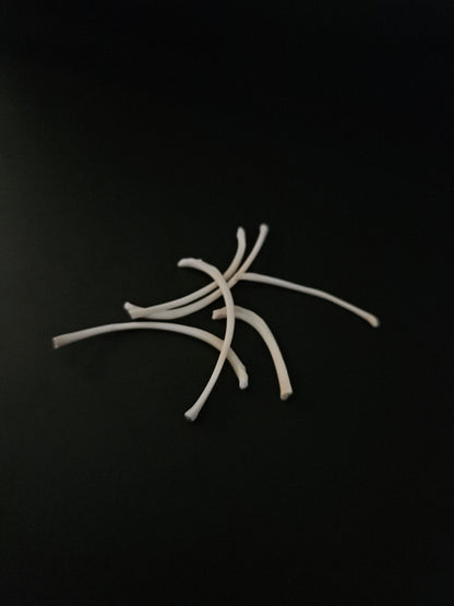 Assorted cat rib bones