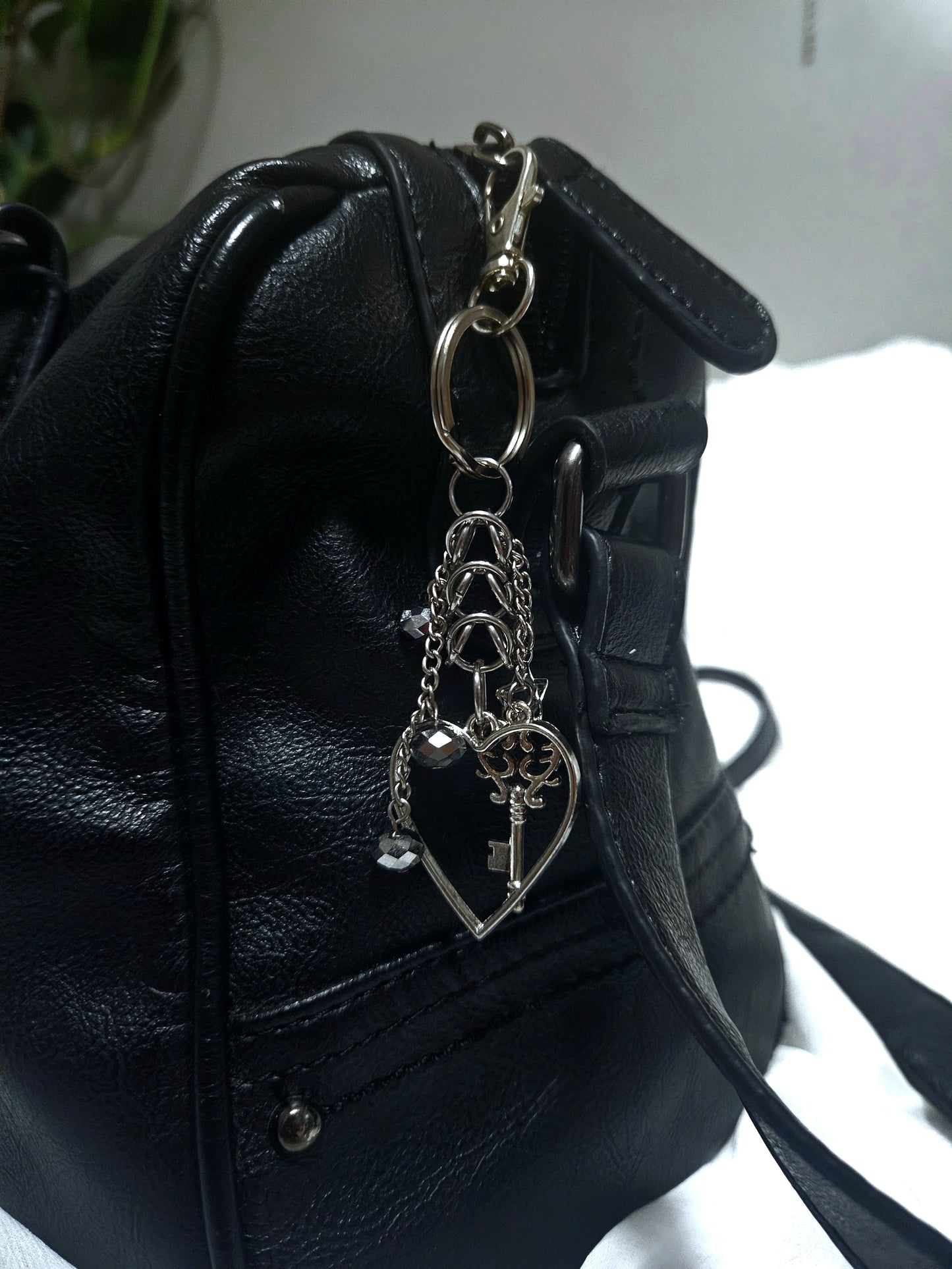 Key to the heart keychain