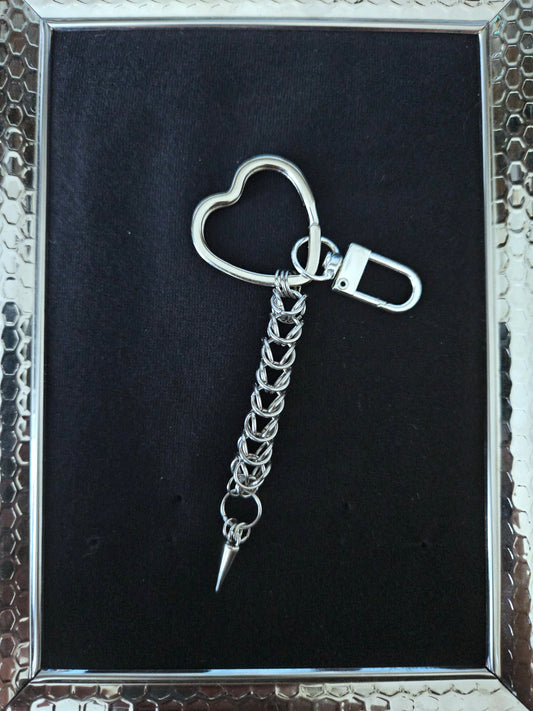 Scorpion tail keychain