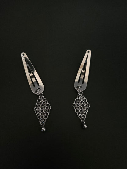 Diamond hair clips
